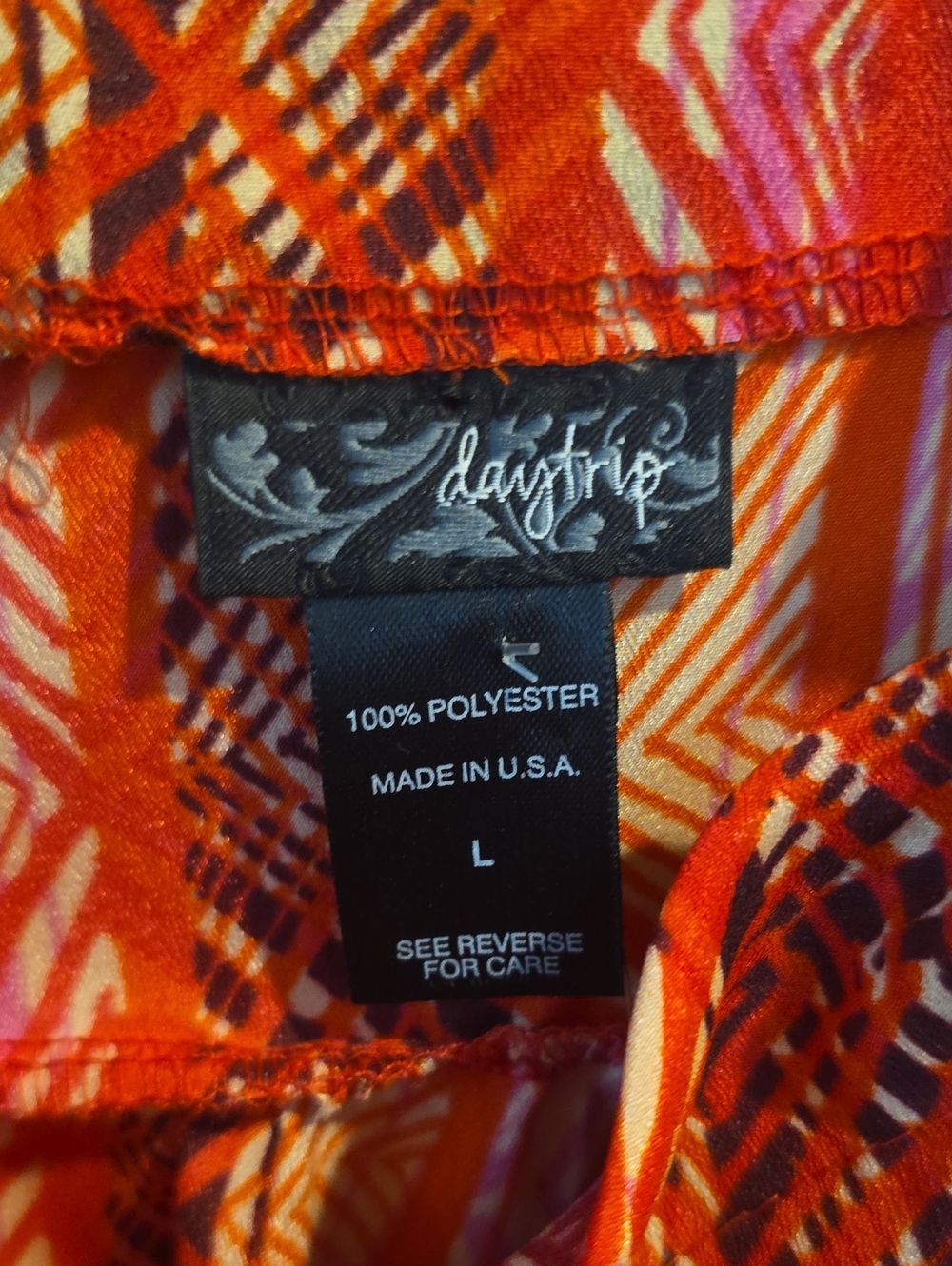 NWT Daytrip Geometric Print Dress With Adjustable Spaghetti Straps - Picture 7 of 10
